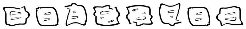Ambigram for deadbeef in Bobcat
